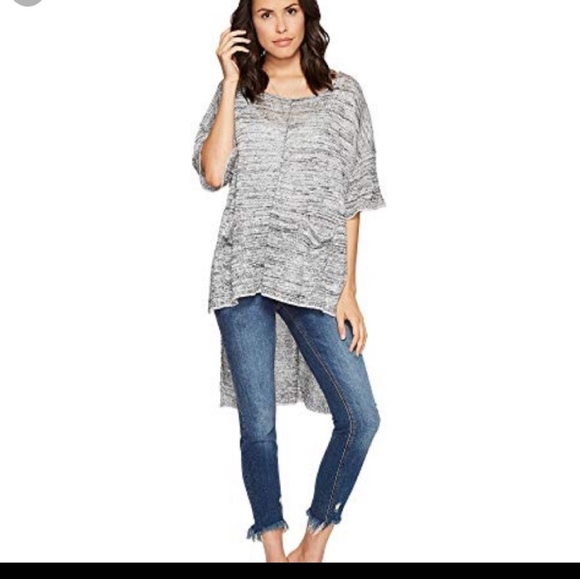 Free People Melange High Low Sweater - Picture 2 of 9